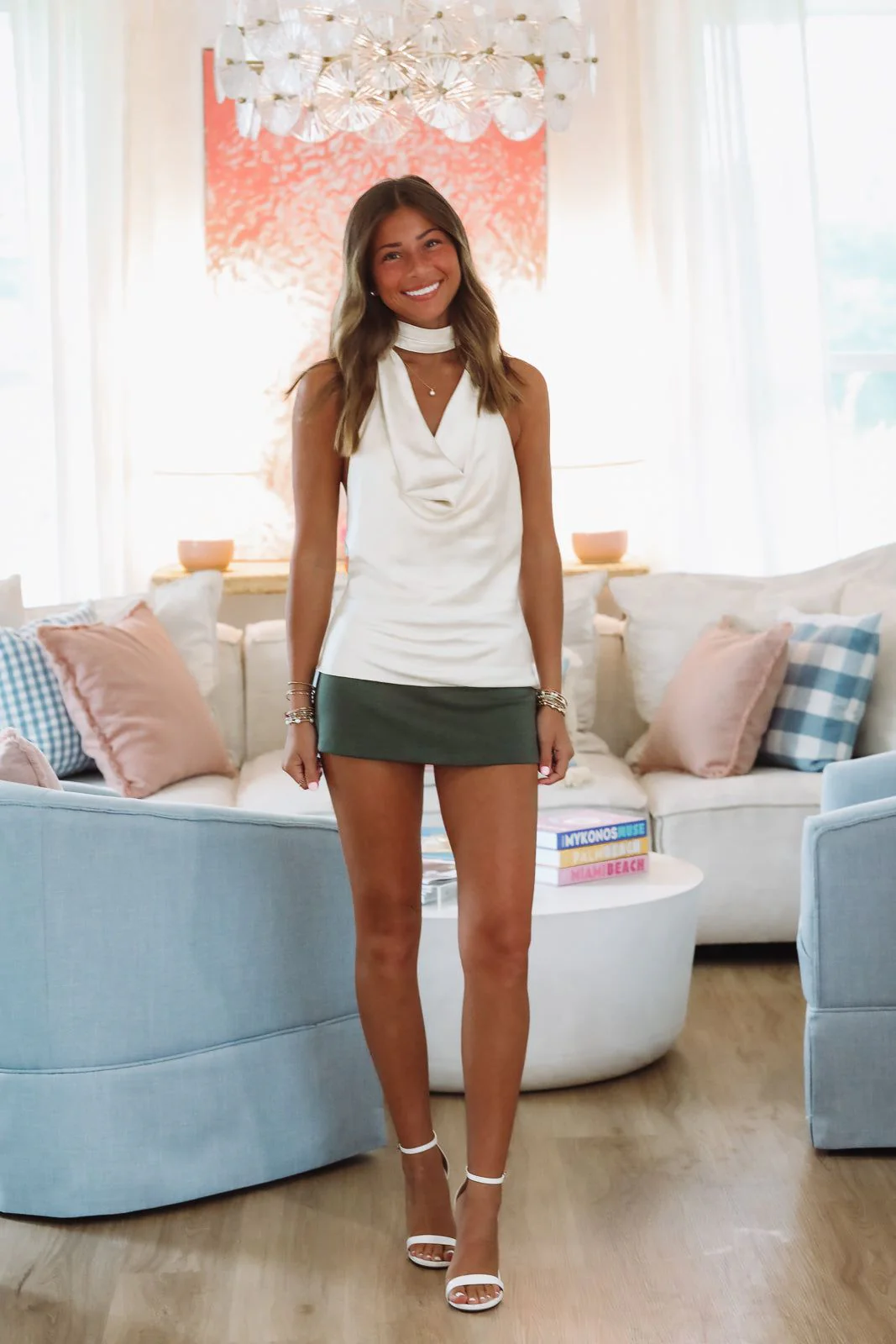 A Chic Peek Top - Cream - Image 3