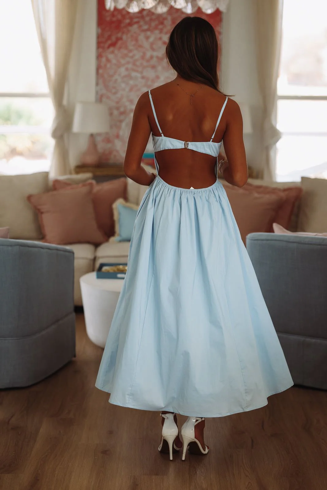 Alice Maxi Dress - Blue - Image 3