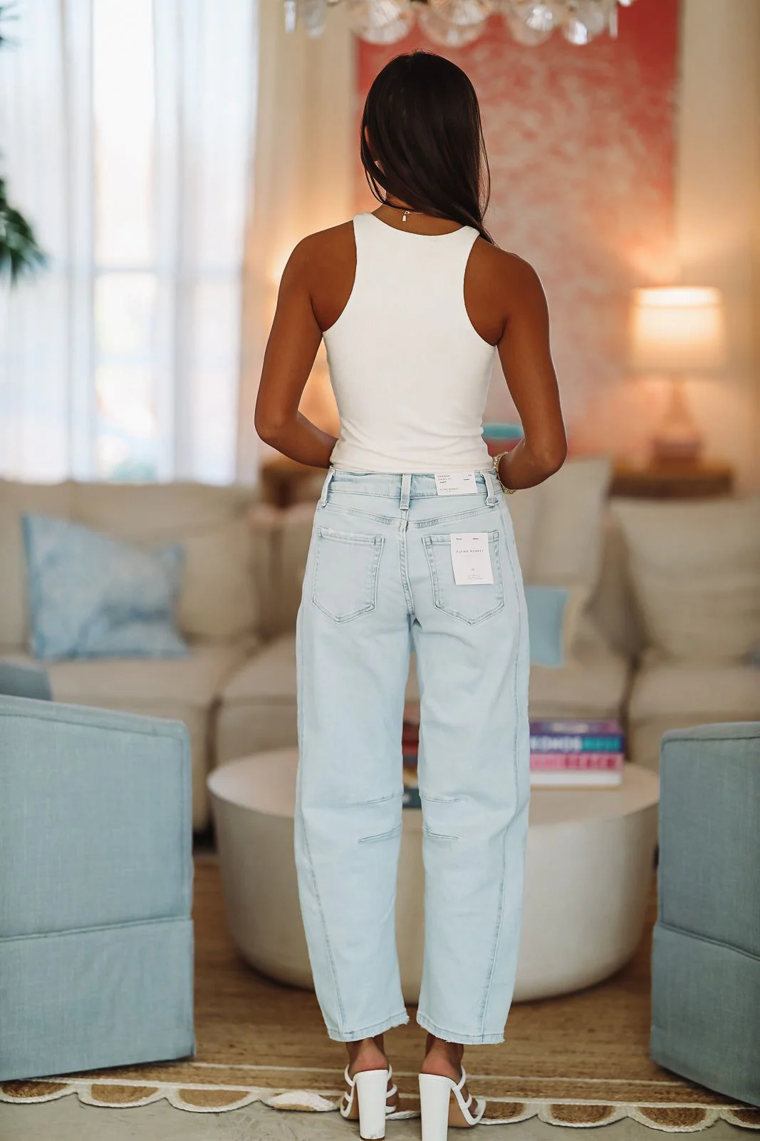 Aurora Dawn High Rise Jeans- Light Wash - Image 4