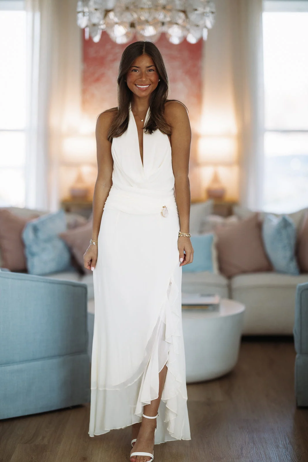 Back In Love Maxi Dress - Cream - Image 2