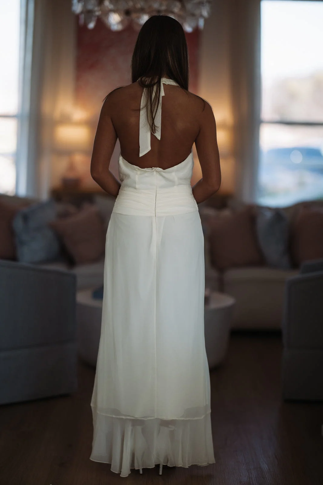 Back In Love Maxi Dress - Cream - Image 3