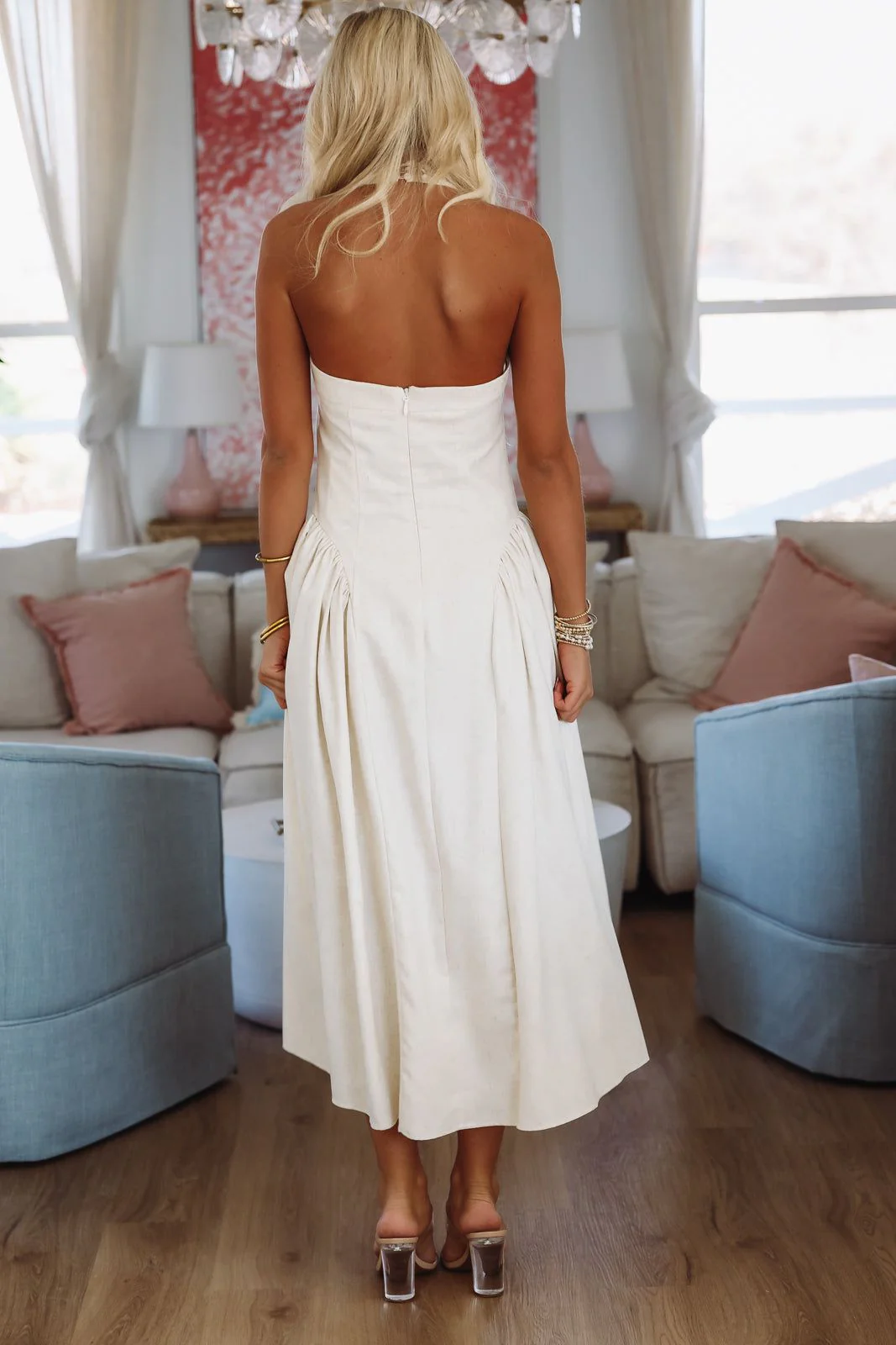 Be Darling Maxi Dress by Line and Dot - Ecru - Image 2