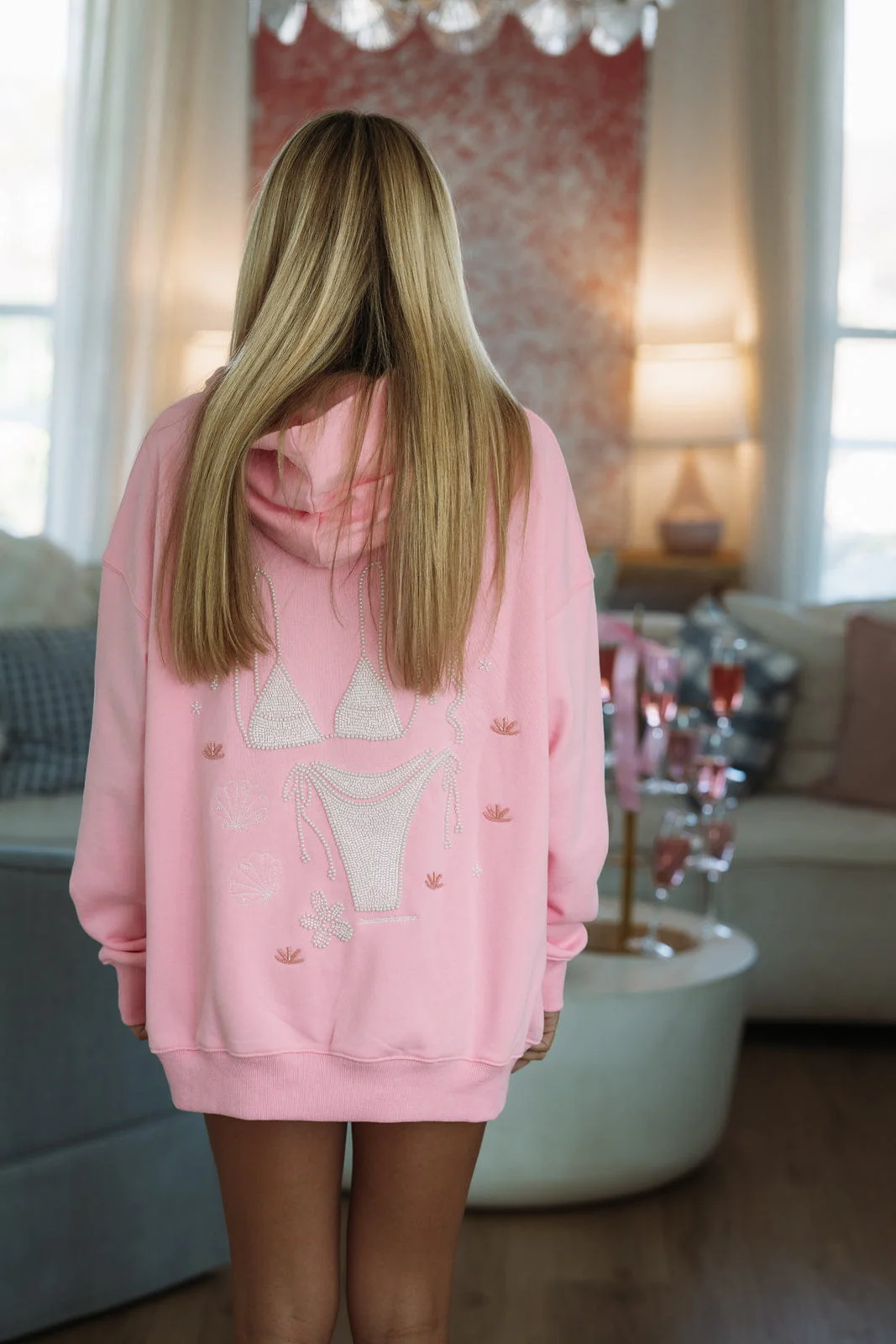 Bikini Glow Hoodie - Pink - Image 2