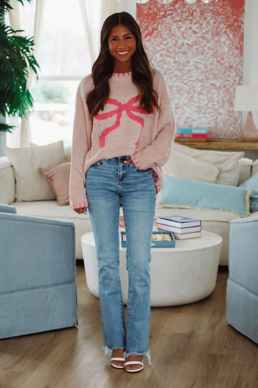 Bowtacular Sweater - Pink - Image 2