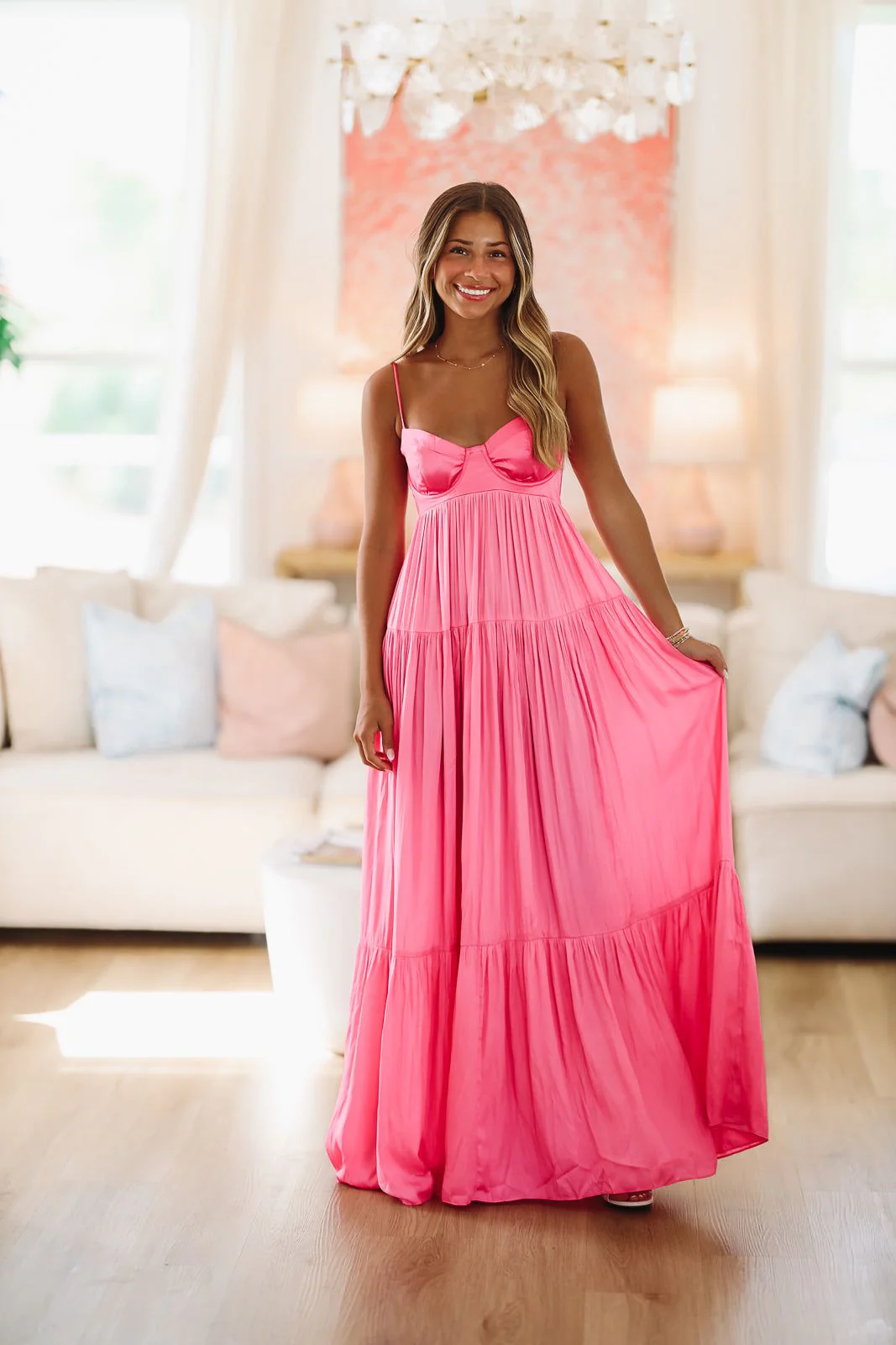 Caviar Dreams Maxi Dress - Pink - Image 2