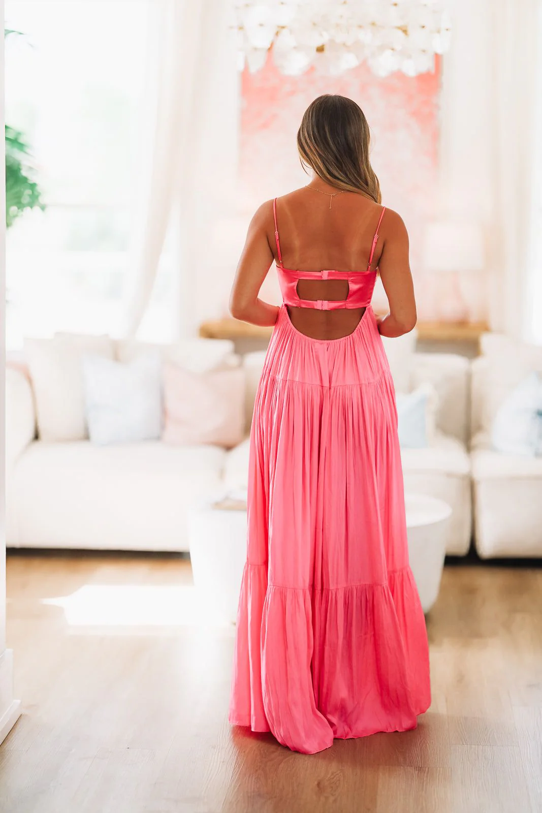 Caviar Dreams Maxi Dress - Pink - Image 5