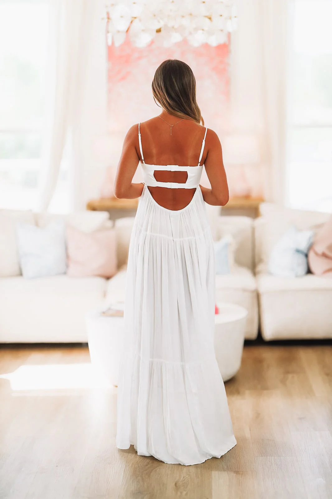 Caviar Dreams Maxi Dress - White - Image 4