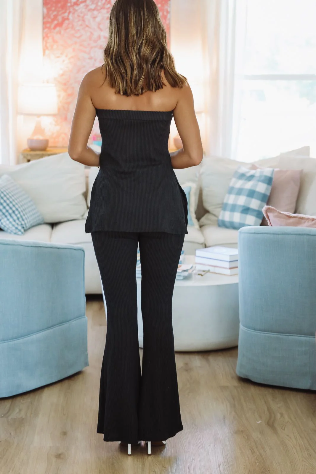 Chilly Top and Pant Set - Black - Image 4