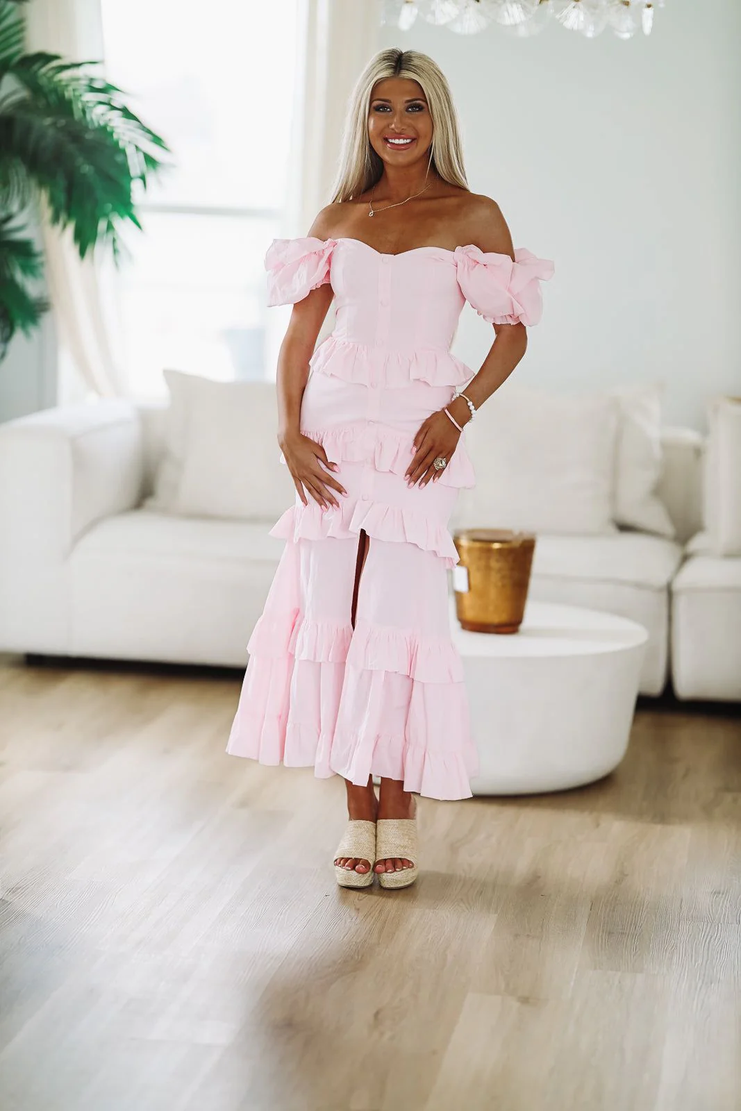 Close to Your Heart Maxi Dress - Pink - Image 2