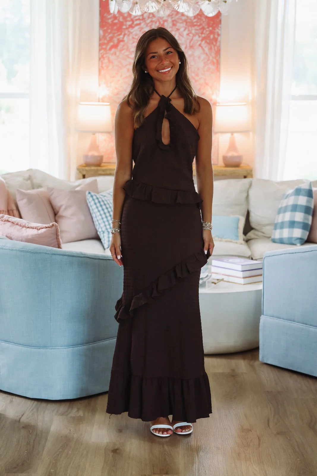 Daydream Feeling Maxi Dress - Brown - Image 2