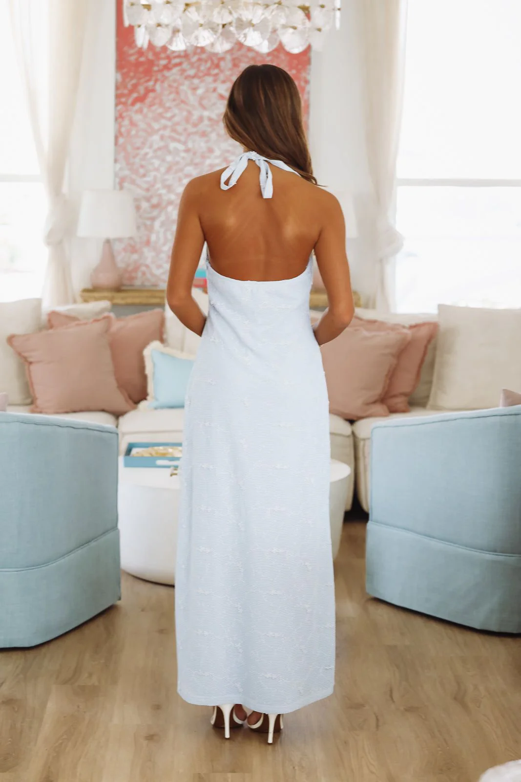 Desert Twilight Maxi Dress - Blue - Image 3