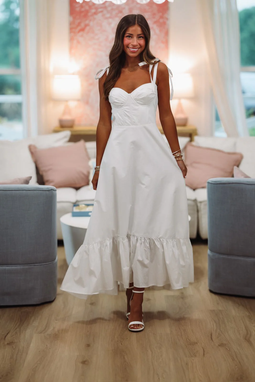 Designate Your Fate Maxi Dress - White - Image 2