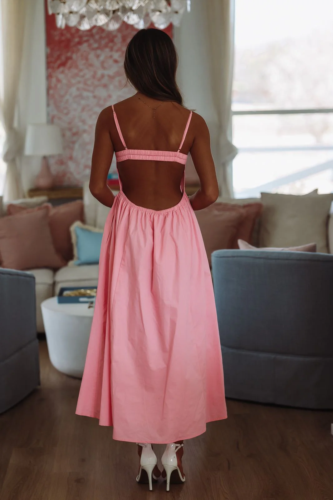 Destene Maxi Dress - Pink - Image 4