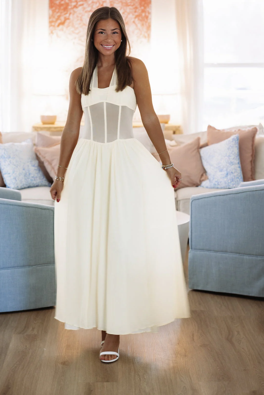 Dreamweaver Maxi Dress - Butter Yellow - Image 2