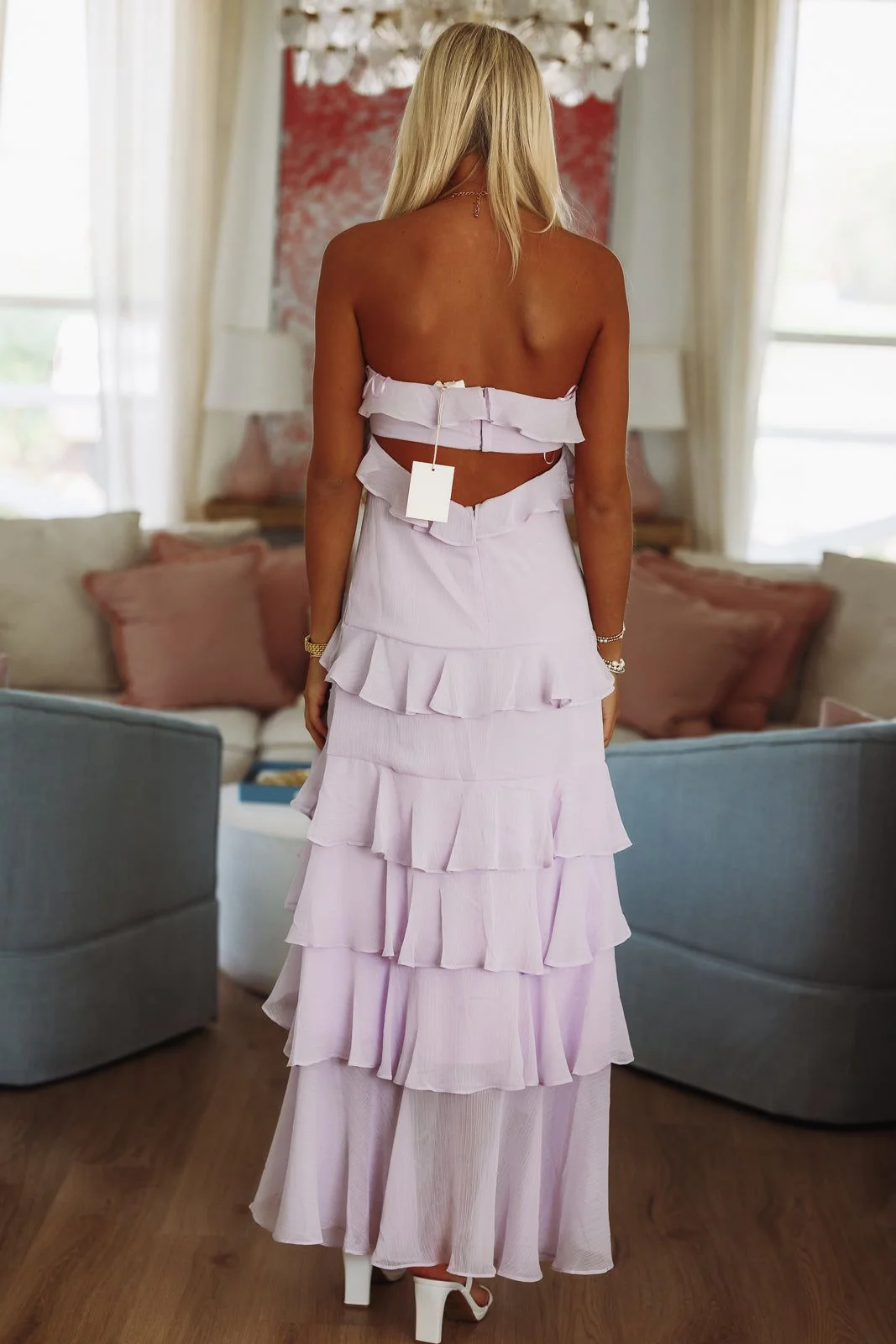 First Class Maxi Dress - Lilac - Image 3