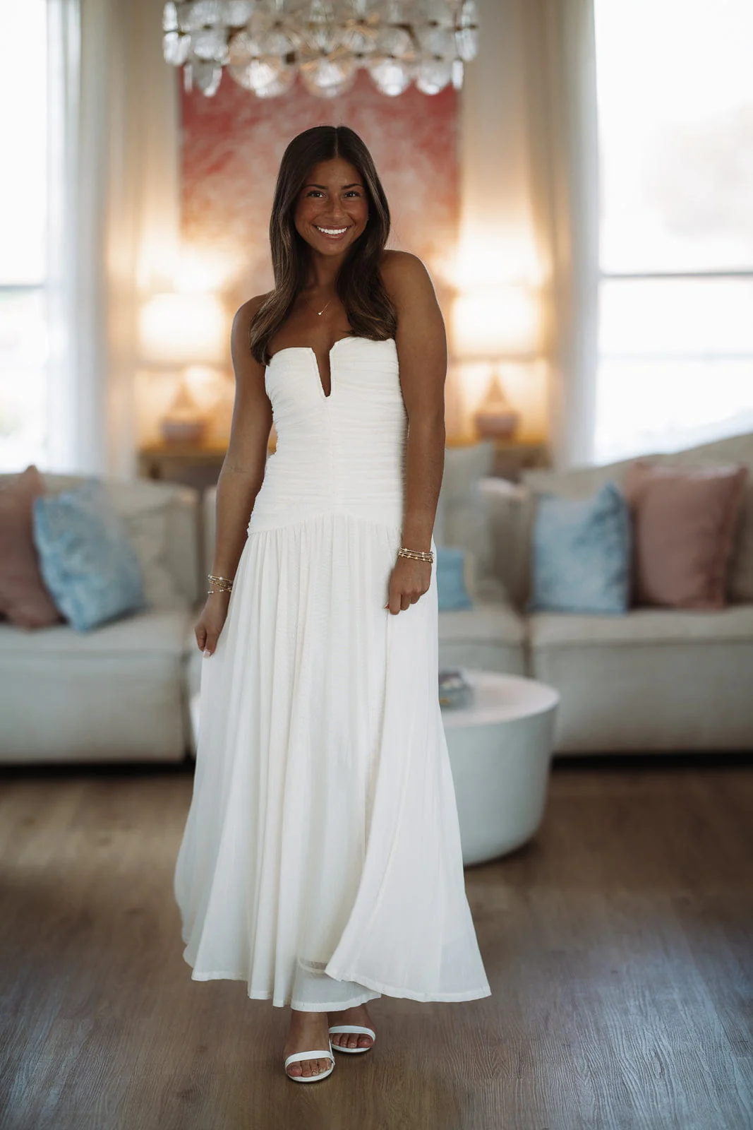 Forever Begins Maxi Dress - Ivory - Image 3