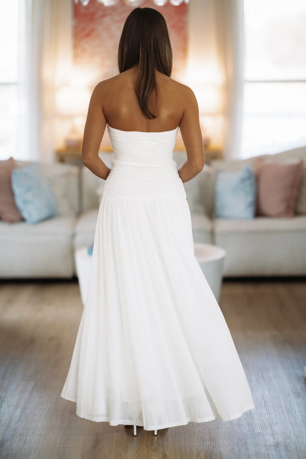 Forever Begins Maxi Dress - Ivory - Image 5