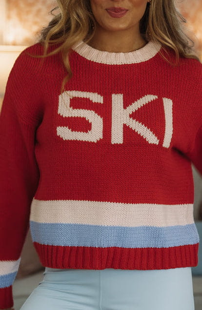 Fresh Powder Sweater - Red - Image 4