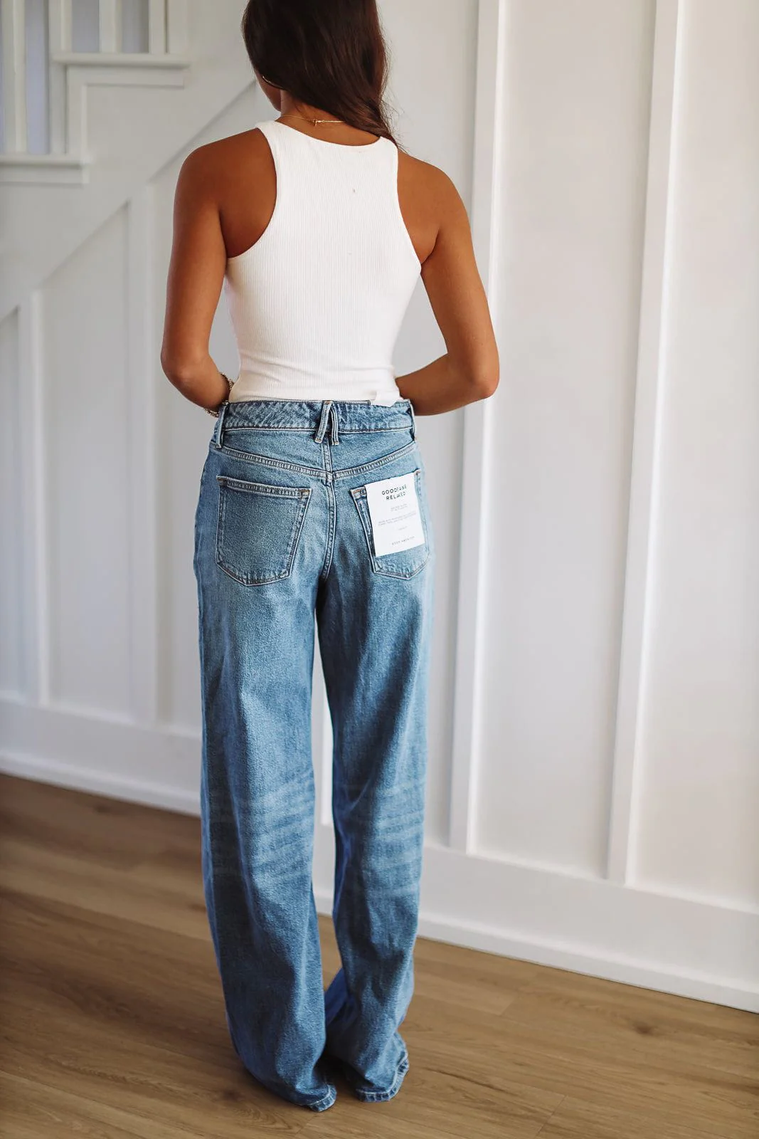 Good American Good Standard Ease Janes - Indigo - Image 3
