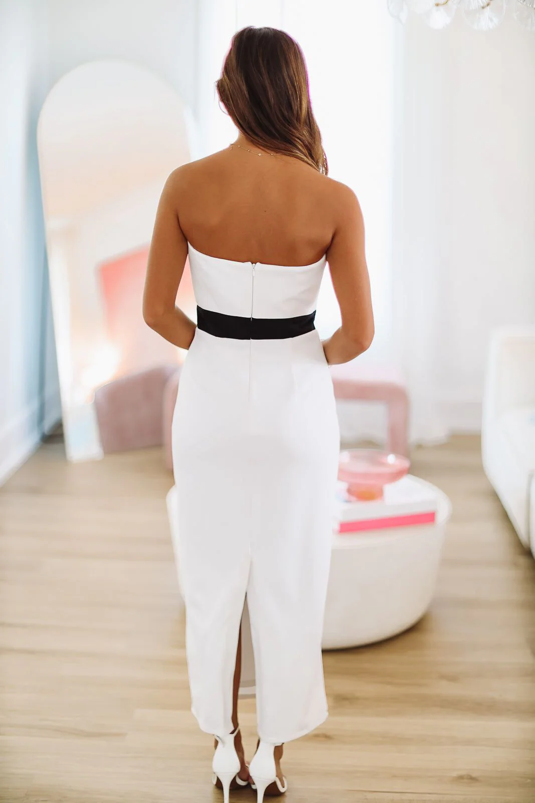 Have a Good Time Midi Dress - White - Image 2