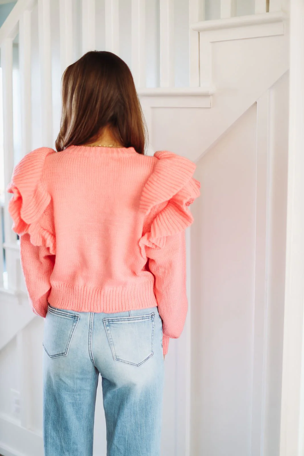 Head in the Clouds Sweater - Pink - Image 2