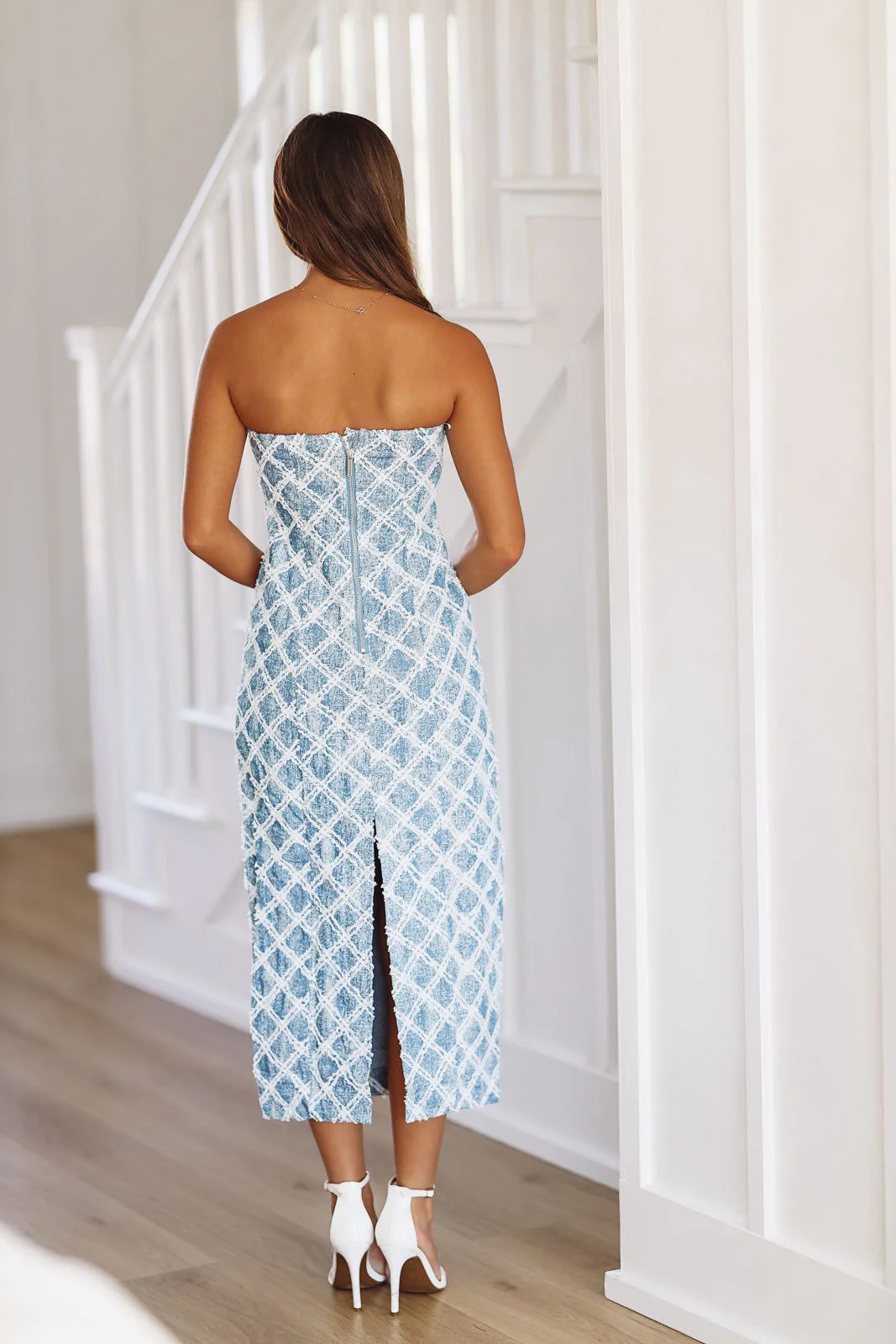 Into My Style Midi Dress - Blue Denim (FINAL SALE) - Image 3