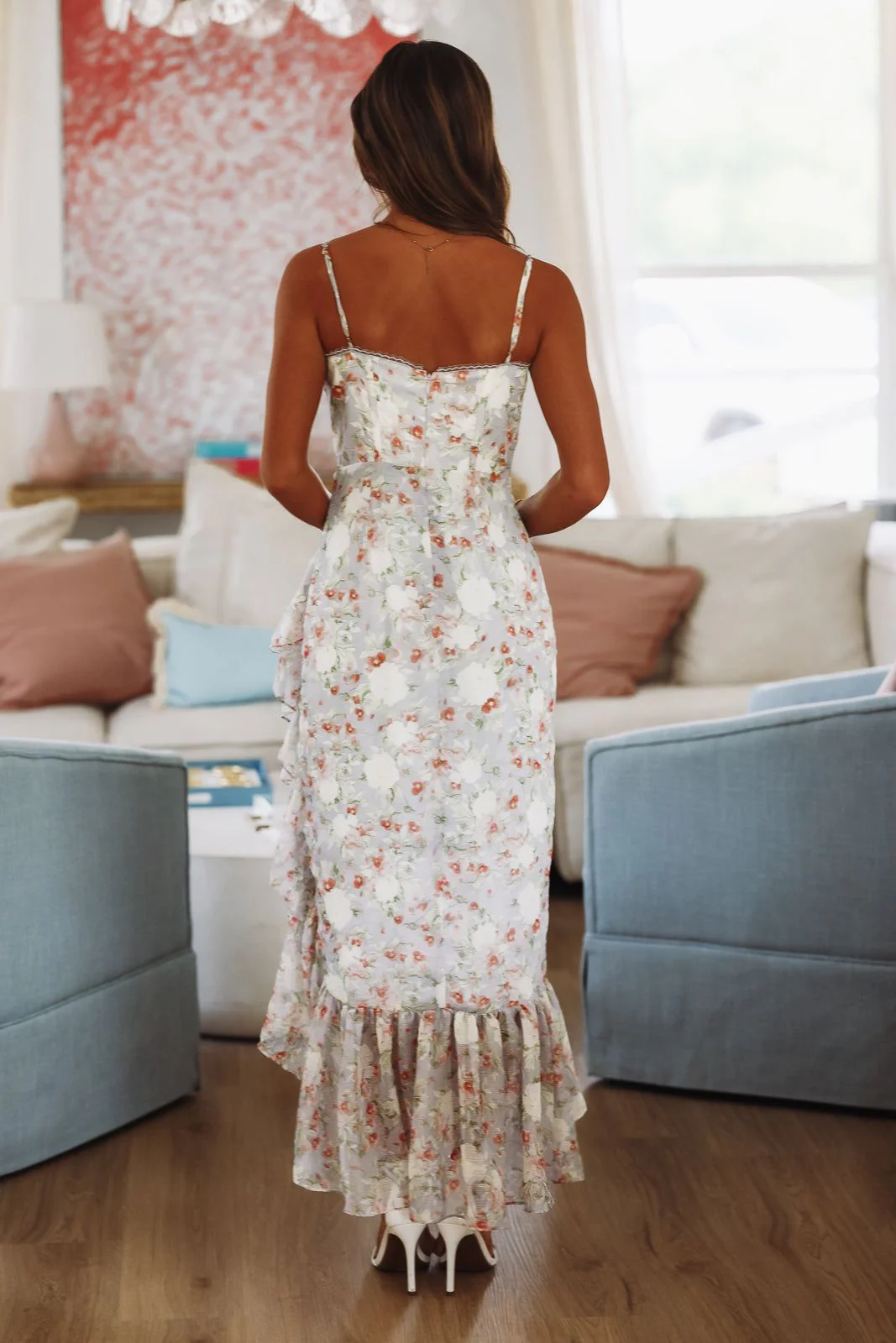 Livie Maxi Dress By ASTR The Label - Periwinkle Blue - Image 3