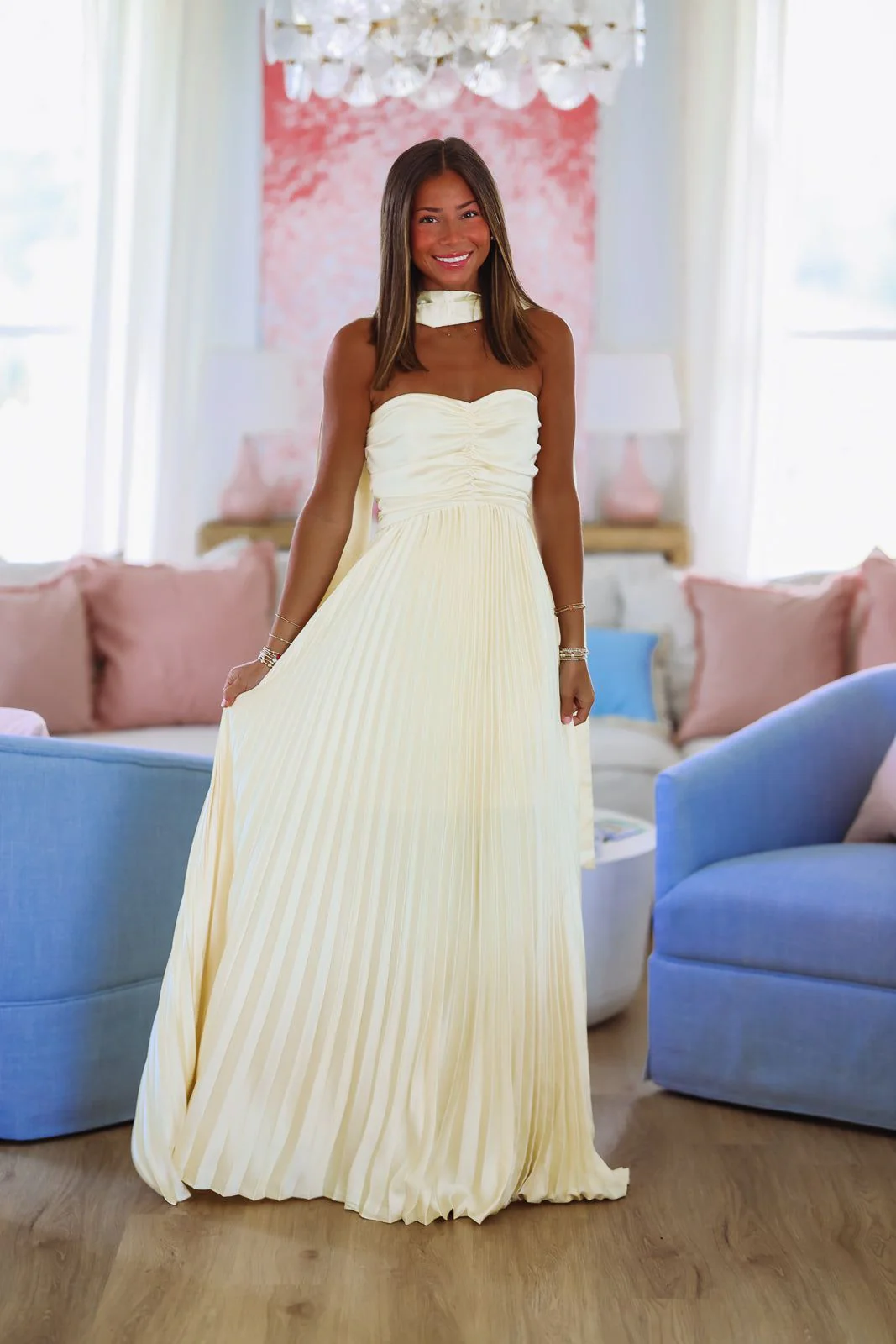 Love Like This Maxi Dress - Light Yellow - Image 2
