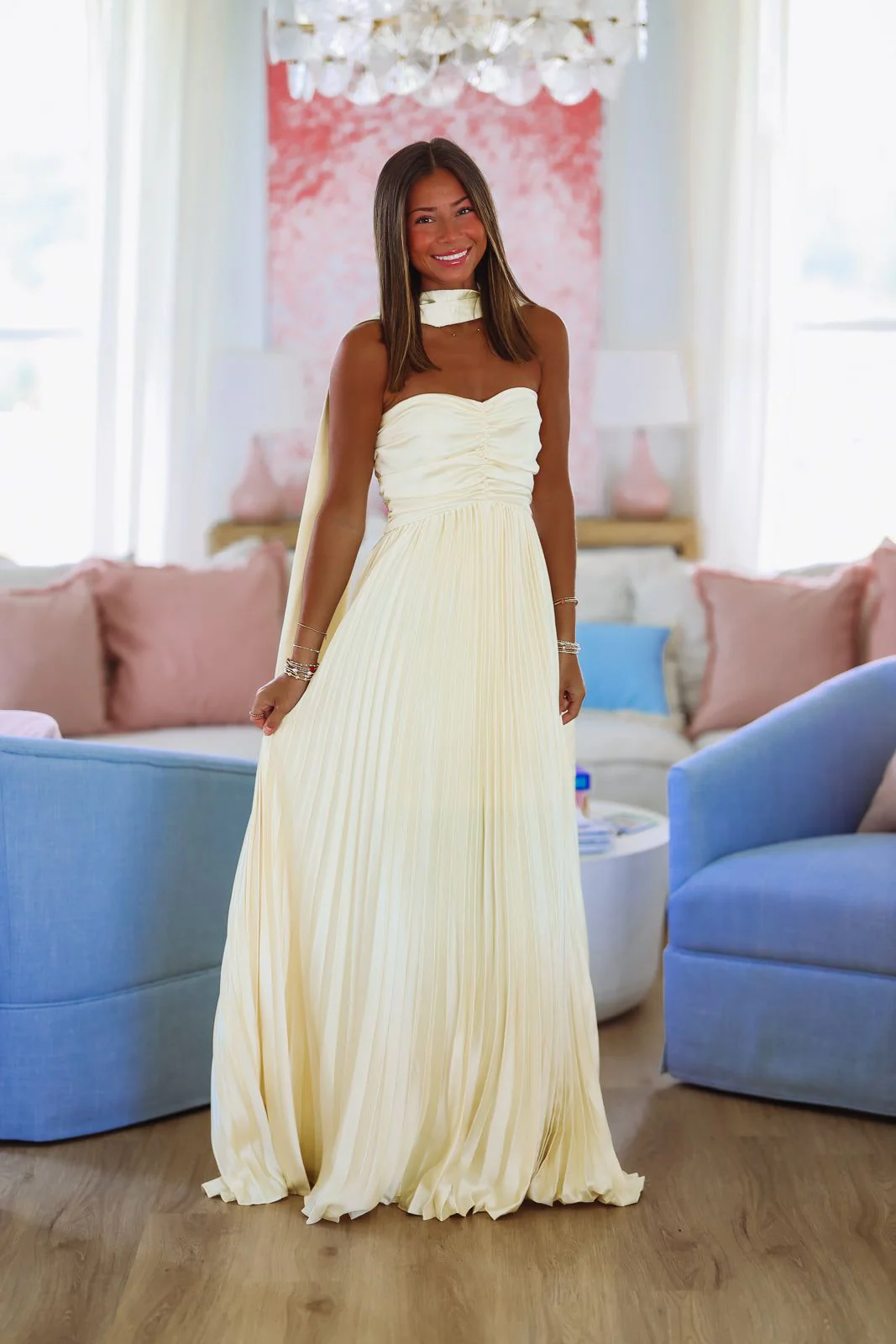 Love Like This Maxi Dress - Light Yellow - Image 3