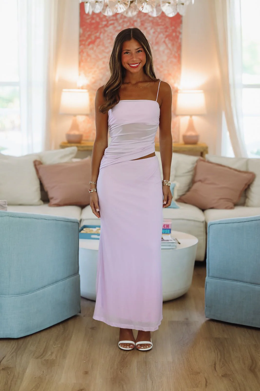 Magic Moment Maxi Dress - Lilac - Image 3