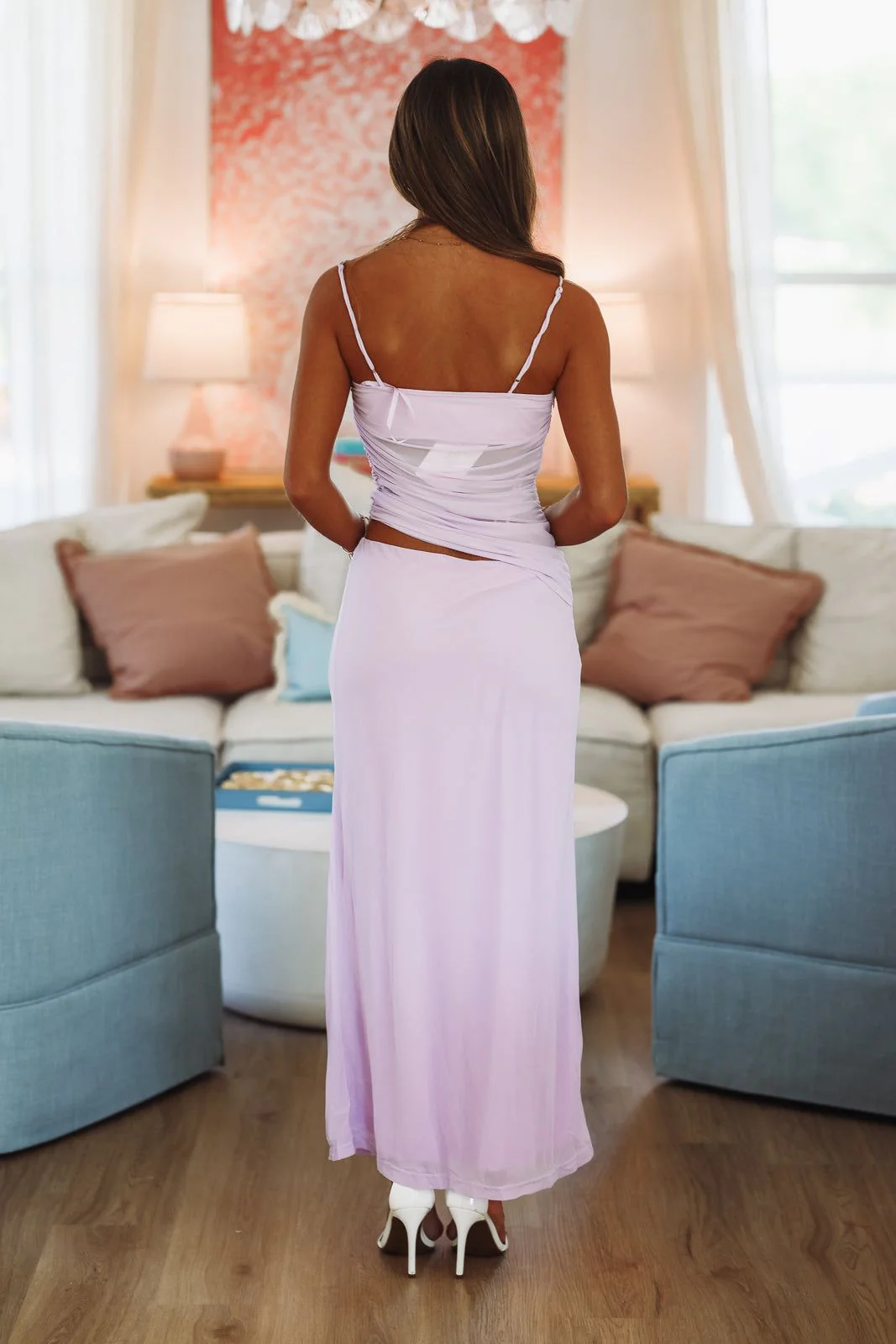 Magic Moment Maxi Dress - Lilac - Image 4