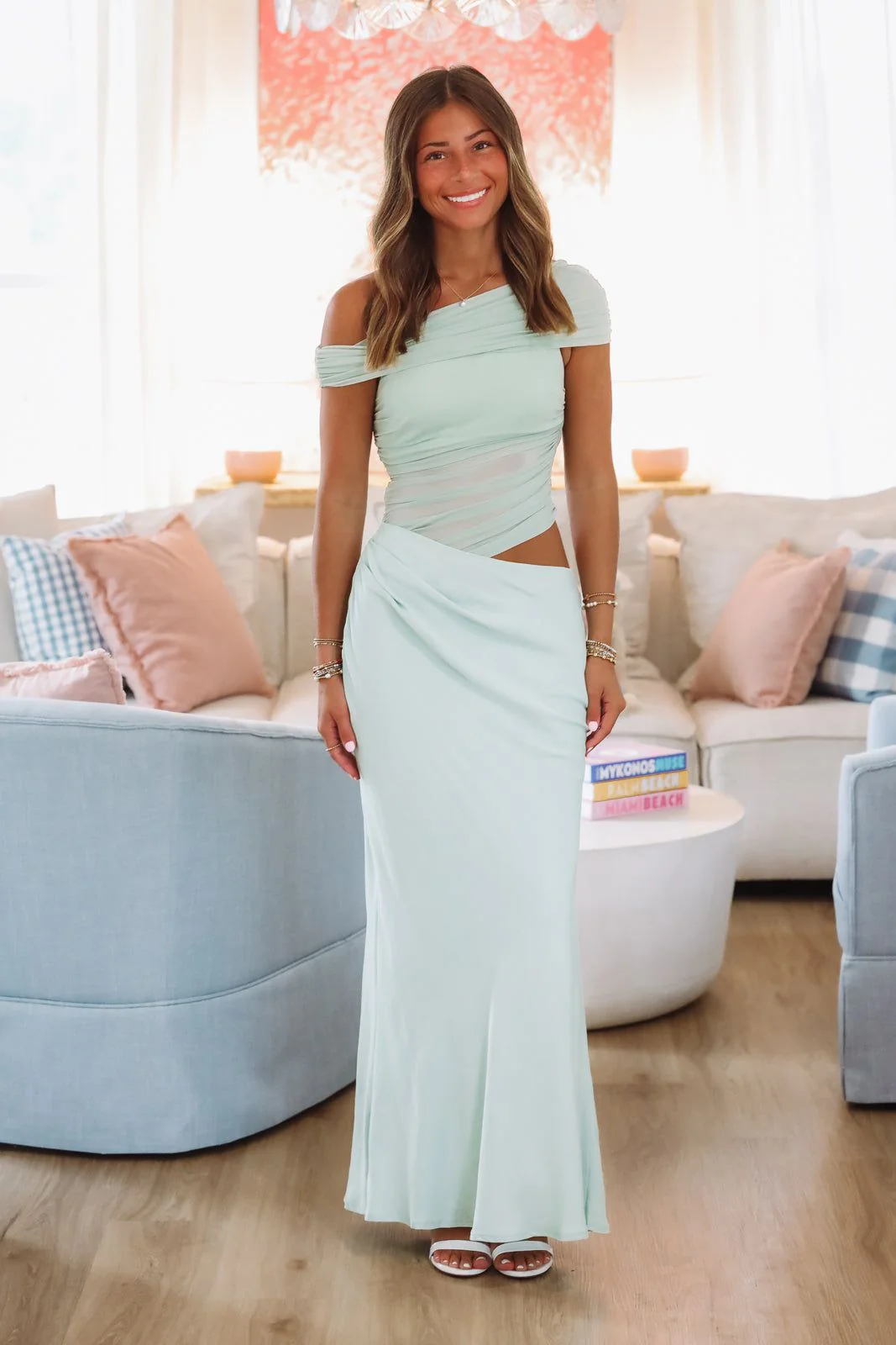 Magical Moments Maxi Dress - Sage - Image 2