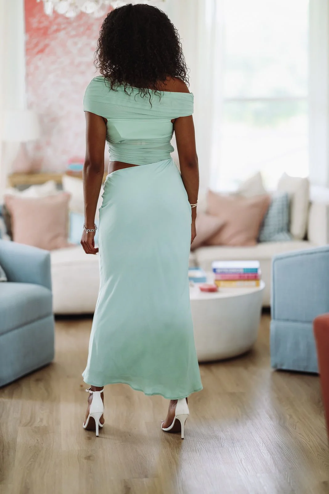 Magical Moments Maxi Dress - Sage - Image 7
