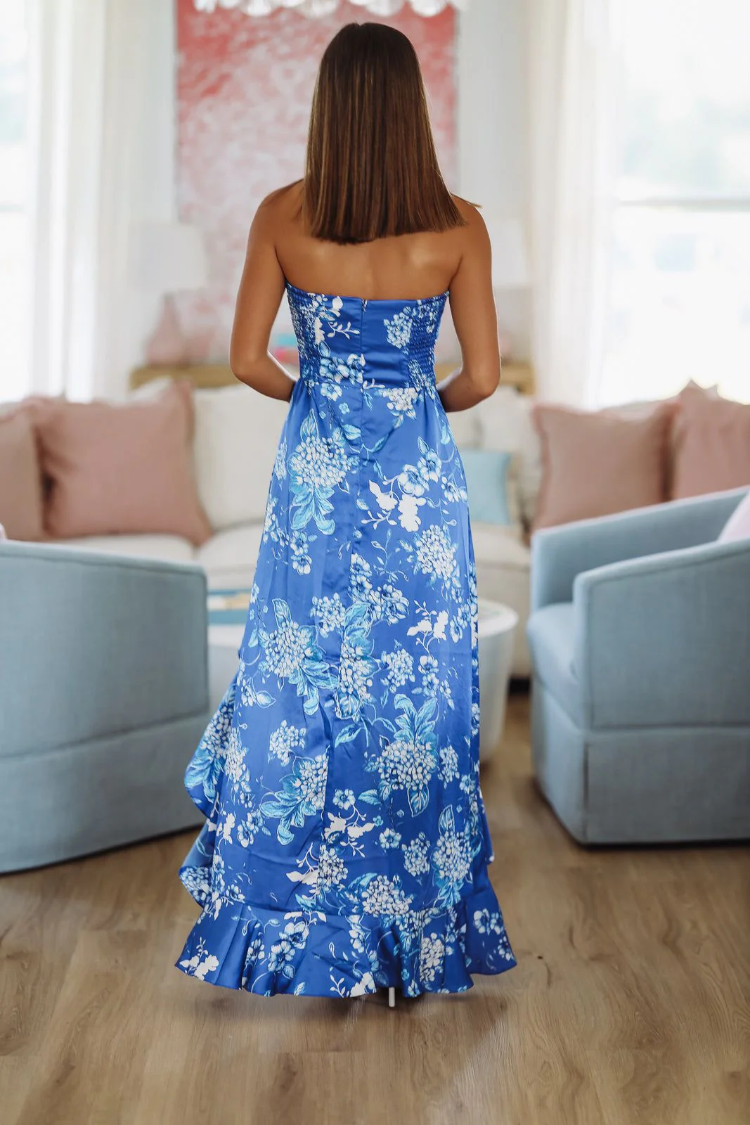 Mesmerized Maxi Dress - Royal Blue - Image 3