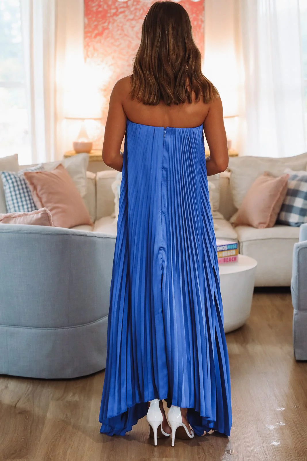 Moonlight Maxi Dress - Royal Blue - Image 5
