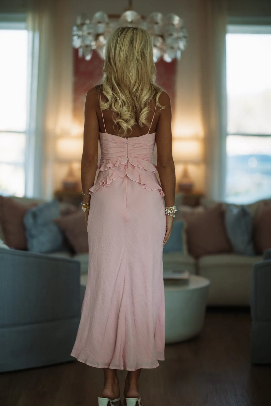 My Own Way Maxi Dress - Pink - Image 3