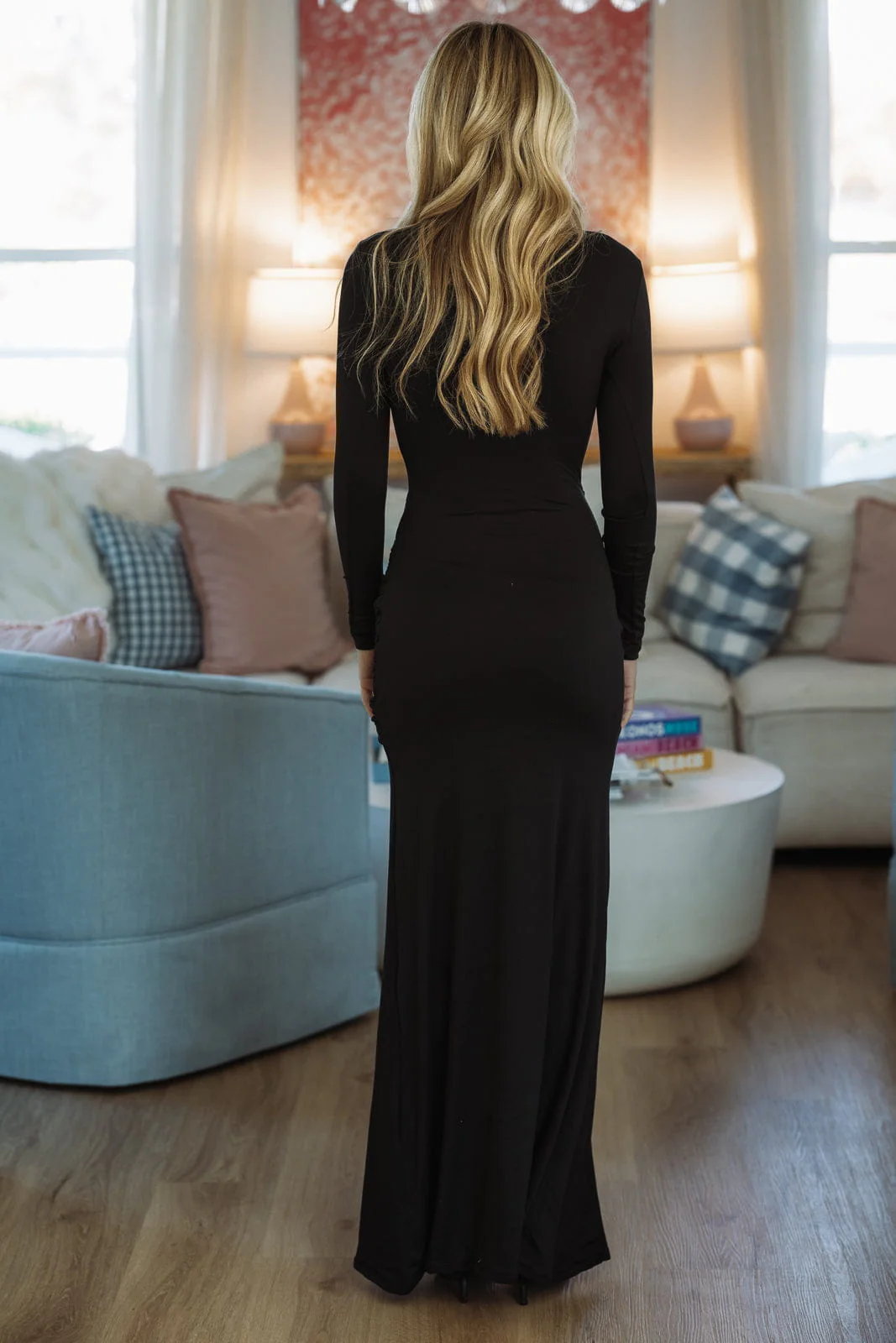 Nightingale Maxi Dress - Black - Image 3