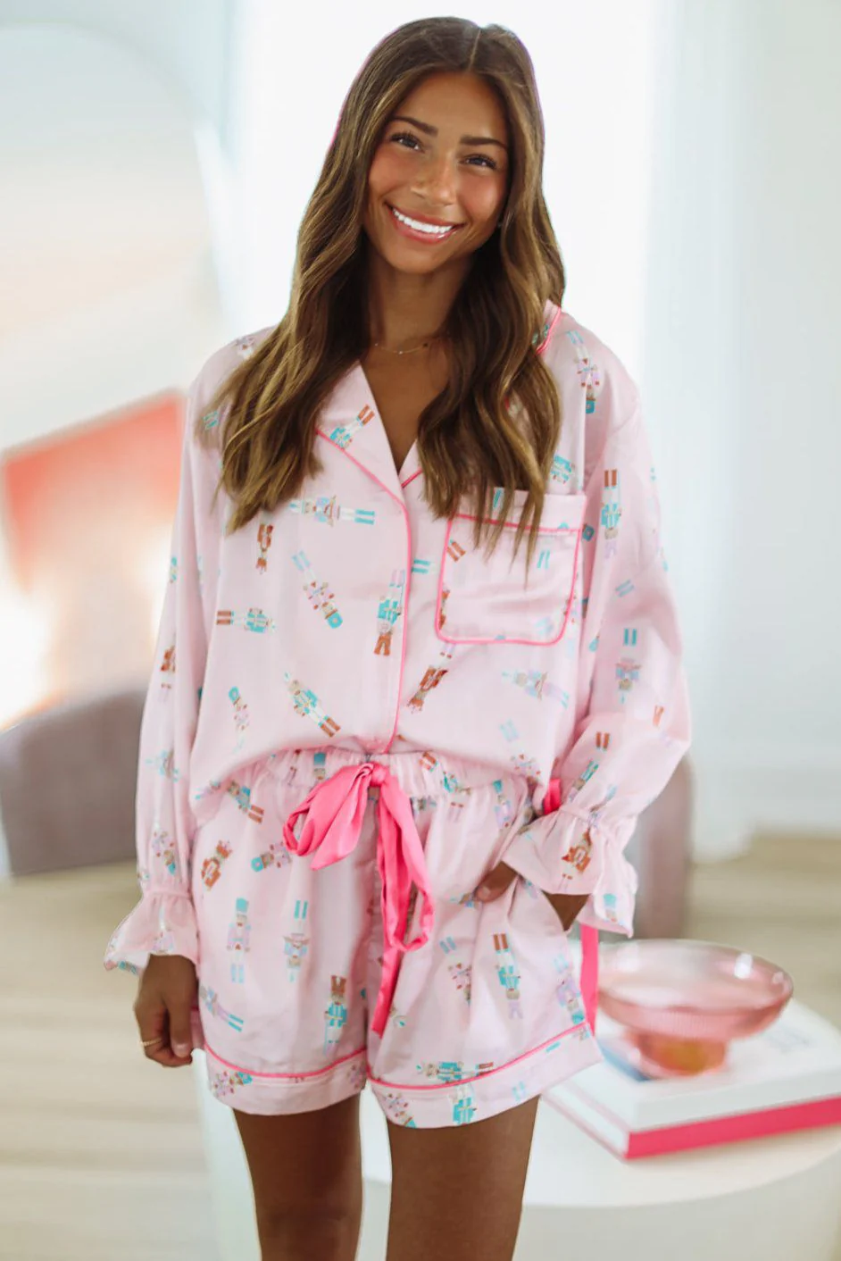 Nutcracker Pajama Set - Pink - Image 2