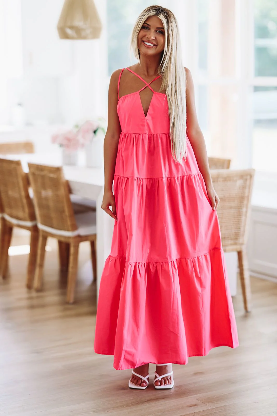 Olivia Maxi Dress - Pink - Image 2