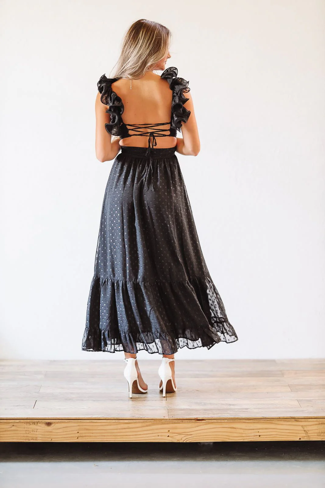 Play For Keeps Maxi Gown - Black - Image 2