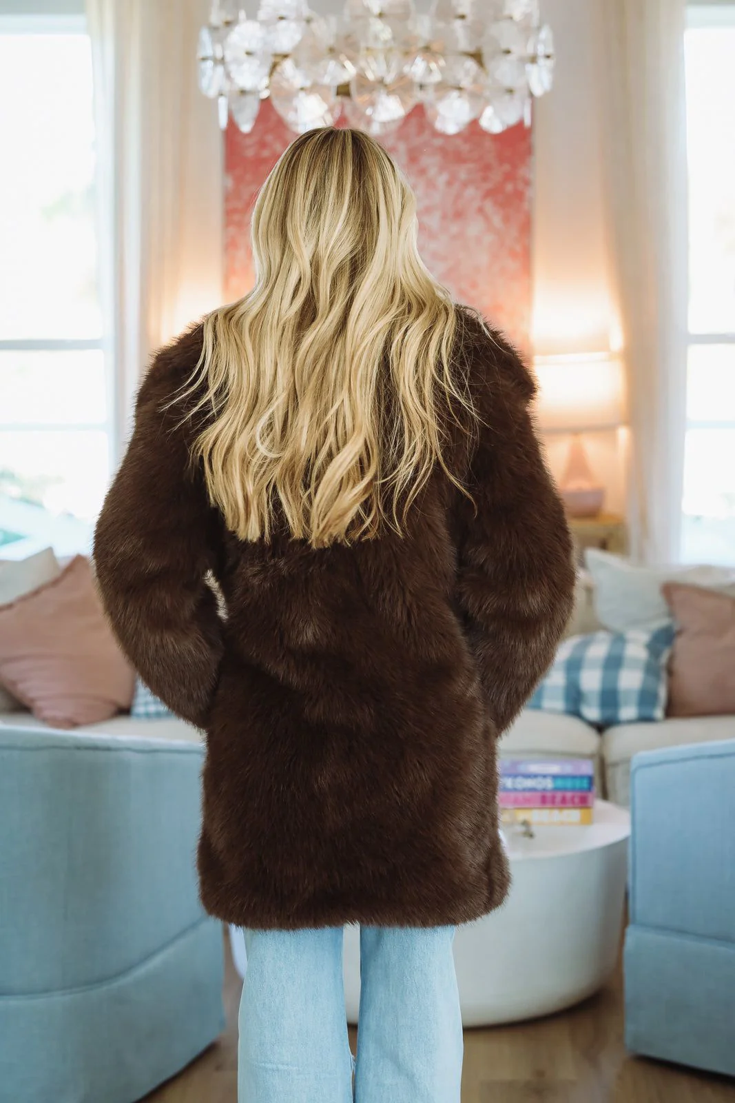 Polar Glow Coat - Brown - Image 6