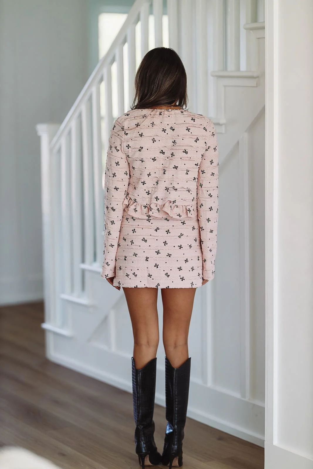 Ribbons and Ruffles Mini Skirt - Pink (FINAL SALE) - Image 2