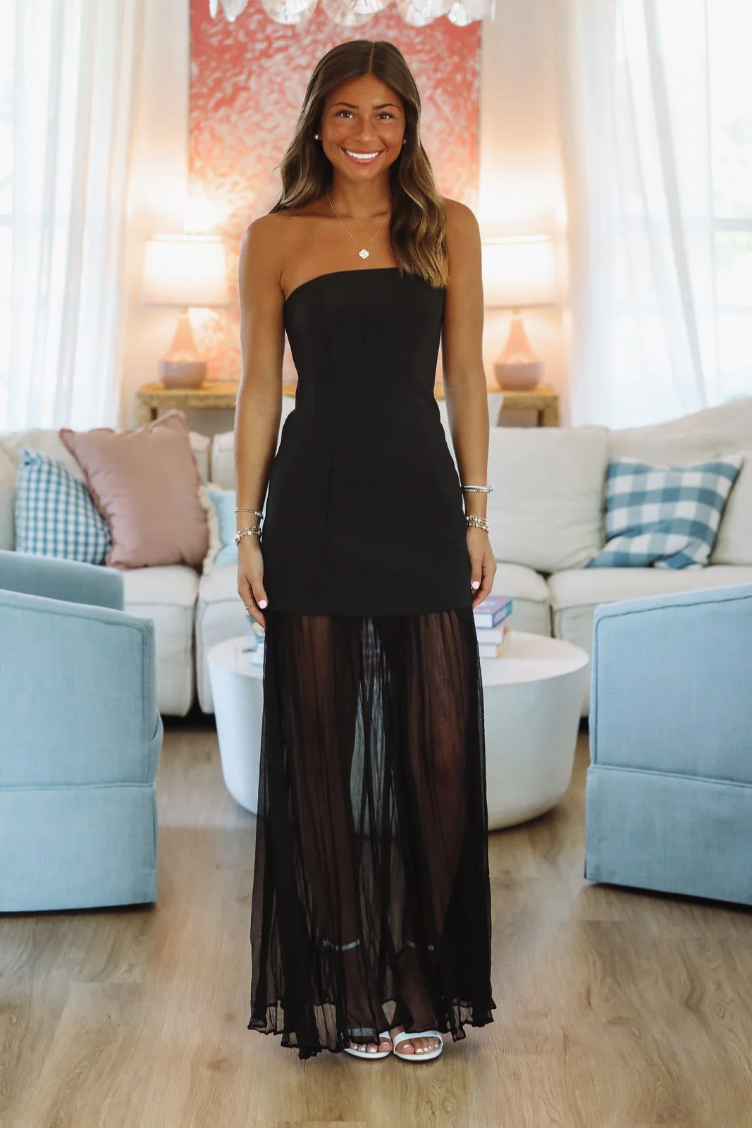 Sleek Intentions Maxi Dress - Black - Image 3