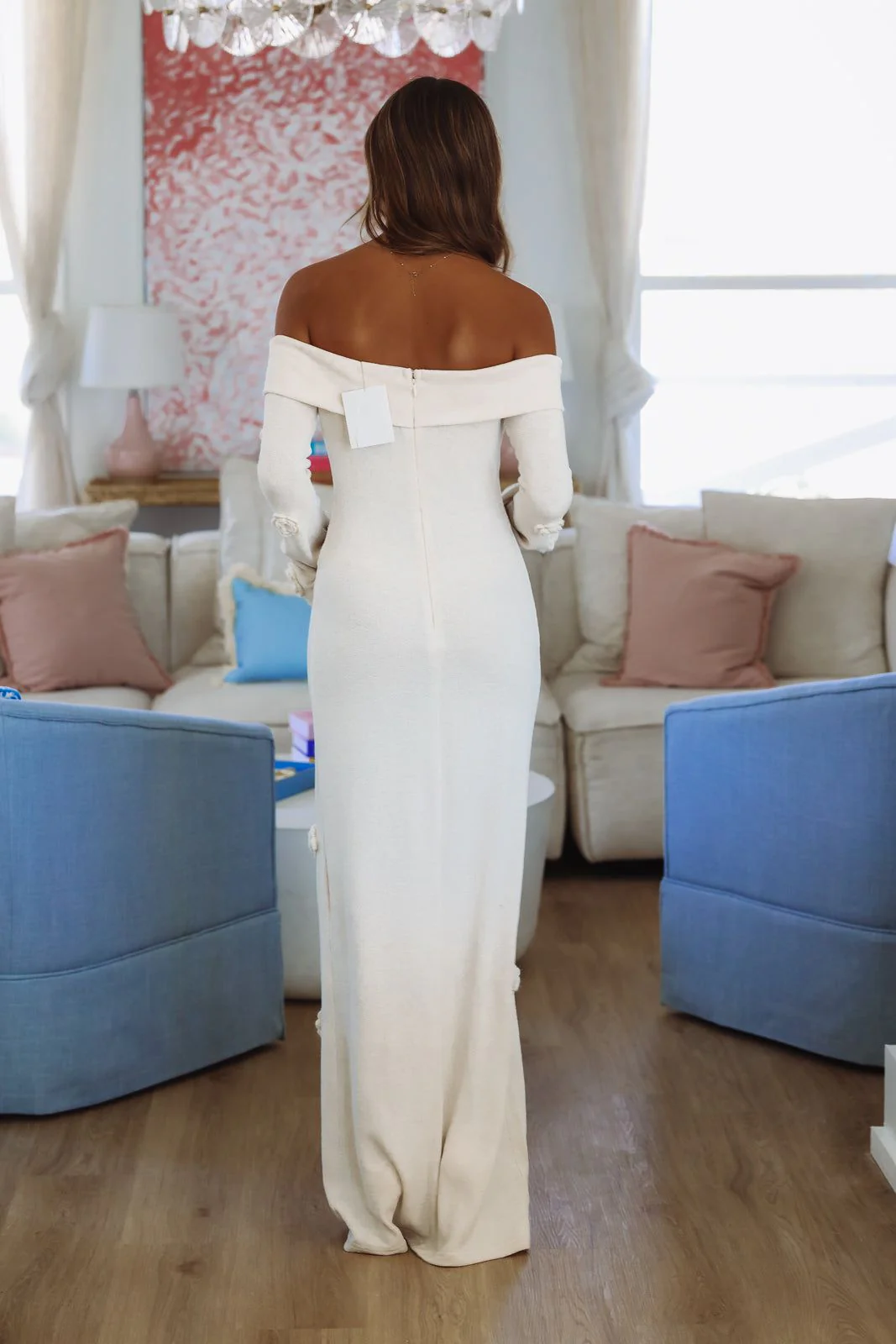 Soho Loft Maxi Dress - Natural Cream - Image 4