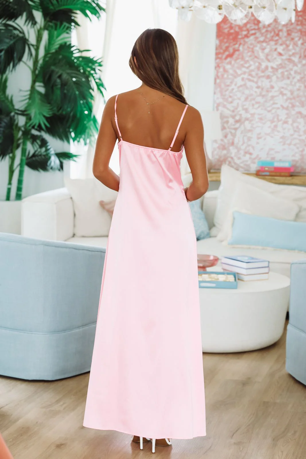 Sweet in Pink Maxi Dress - Pink - Image 3