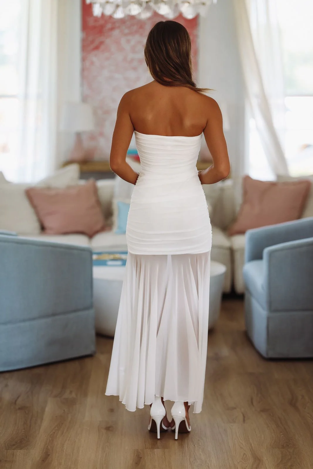 The Hamptons Chapter Maxi Dress - White - Image 4