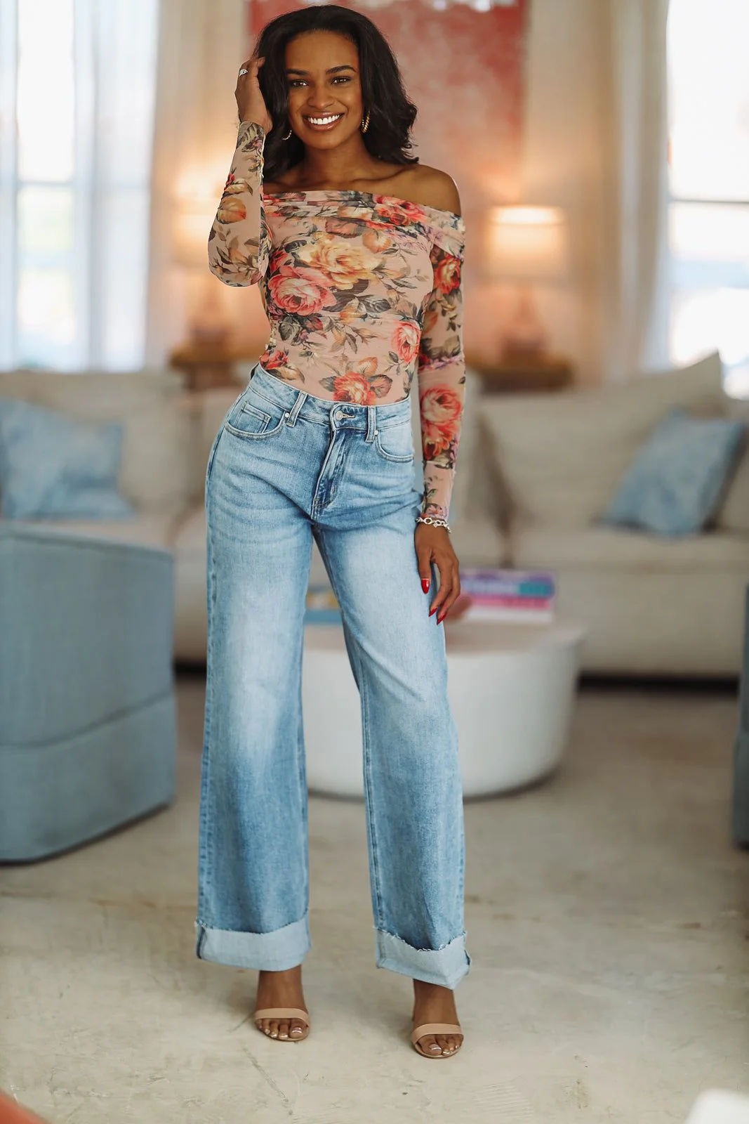 Zoya High Rise Jeans - Medium Wash - Image 2